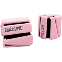 CHIC &amp- LOVE® | Set de Pesas Lastradas para Tobillos y Muñecas | 2x0-45 Kg de Peso | Ajustables y Regulables |para…